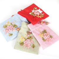 Cloth Jewelry Pouches, with Linen, durable 