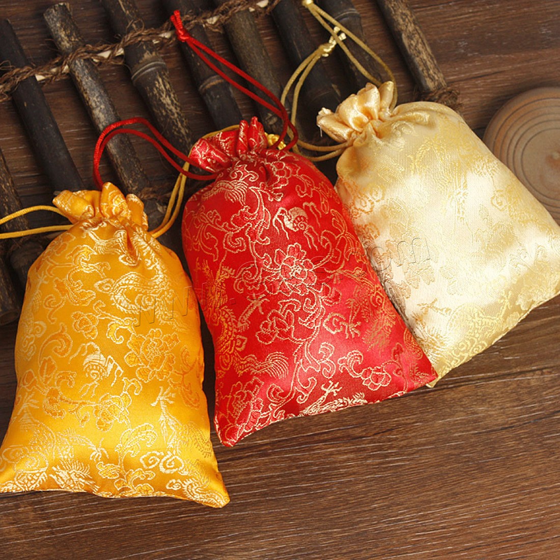 Cotton Jewelry Pouches, with Cloth, durable & different size for choice, more colors for choice, 10PCs/Lot, Sold By Lot