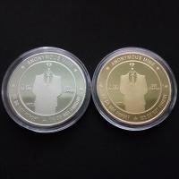 Zinc Alloy Commemorative Coin, plated, Unisex 