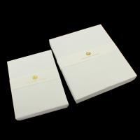 Papel caja para regalo, Rectángular, diverso tamaño para la opción, Blanco, 12PCs/Bolsa, Vendido por Bolsa