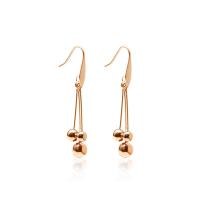 Stainless Steel Drop Earring, 316L Stainless Steel, plated, for woman 