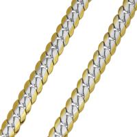 Stainless Steel Chain Necklace, plated, Unisex & curb chain, 6.5mm Approx 24 Inch 