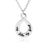 Zinc Alloy Necklace, with 1.96inch extender chain, plated, oval chain & for woman & hollow Approx 19.6 Inch 