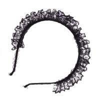 Hair Bands, Cloth, with Lace, portable & durable & for woman 