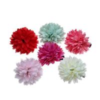 Alligator Hair Clip, Cloth, with Zinc Alloy, Flower, for woman lead & cadmium free 