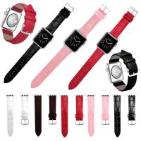 Cuir bracelet de montre, pour Apple Watch & grain crocodile & normes différentes pour le choix, plus de couleurs à choisir Environ 7 pouce, Vendu par PC