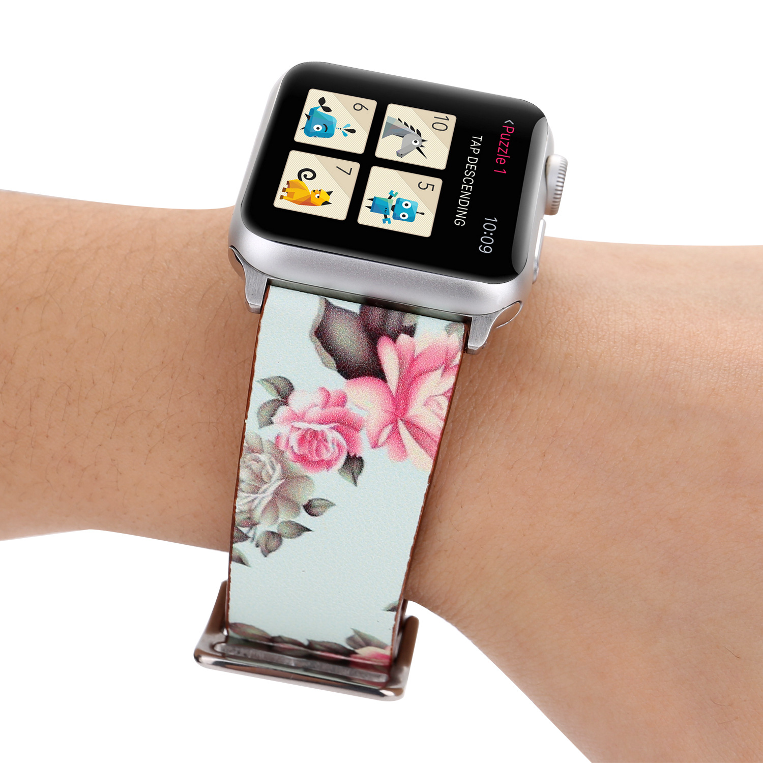 cuir PU bracelet de montre, pour Apple Watch & normes différentes pour le choix & modèles différents pour le choix, Longueur:Environ 7 pouce, Vendu par PC