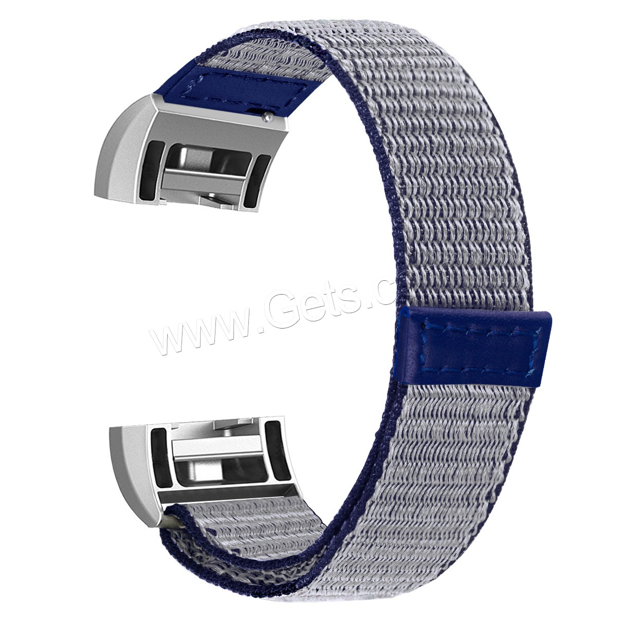 Nylon bracelet de montre, acier inoxydable fermoir bande de montre, pour fitbit charge 2 & longueur différente pour le choix, plus de couleurs à choisir, 20mm, Vendu par PC