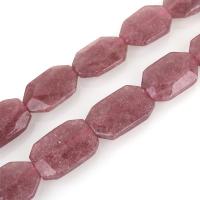 Strawberry Quartz Beads, Rectangle, faceted Approx 2mm Approx 16 Inch, Approx 