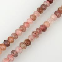 Strawberry Quartz Beads, Drum & faceted Approx 1mm Approx 15.5 Inch 