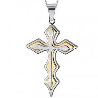 Zinc Alloy Necklace, Cross, plated, Unisex & ball chain Approx 19 Inch 