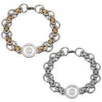 Stainless Steel Chain Bracelets, plated, Unisex Approx 9 Inch 