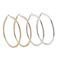Mode Eisen Prise Kreis Ohrringe, plattiert, unisex, keine, frei von Blei & Kadmium, 100x105x5mm, verkauft von Paar
