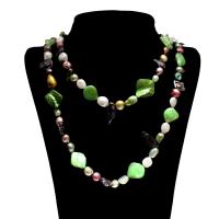 Freshwater Pearl Sweater Necklace, with Shell, for woman - Approx 49 Inch 