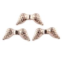 Zinc Alloy Jewelry Beads, Wing Shape, rose gold color plated, lead & cadmium free Approx 1mm 