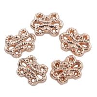 Zinc Alloy Charm Connector, rose gold color plated, 3/3 loop, lead & cadmium free Approx 1mm 
