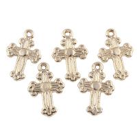 Zinc Alloy Cross Pendants, real gold plated, lead & cadmium free Approx 1.5mm 
