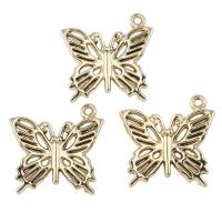 Zinc Alloy Animal Pendants, Butterfly, real gold plated, lead & cadmium free Approx 1.2mm 