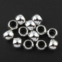 Zinc Alloy Jewelry Beads, Drum, platinum color plated, lead & cadmium free Approx 4mm 