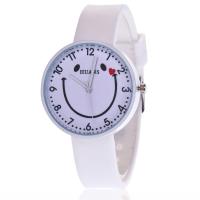 Bracelets de montre pour femmes, silicone, avec cadran en alliage de zinc & verre, mouvement chinoise, plus de couleurs à choisir Vendu par PC