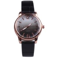 Women Wrist Watch, PU Leather, with zinc alloy dial & Glass, Chinese movement, plated, adjustable & for woman 