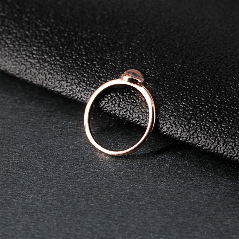 真鍮の指輪, 銅, とともに シーオパール, ピンクゴールドメッキ, 異なるサイズの選択 & 女性用, 売り手 パソコン