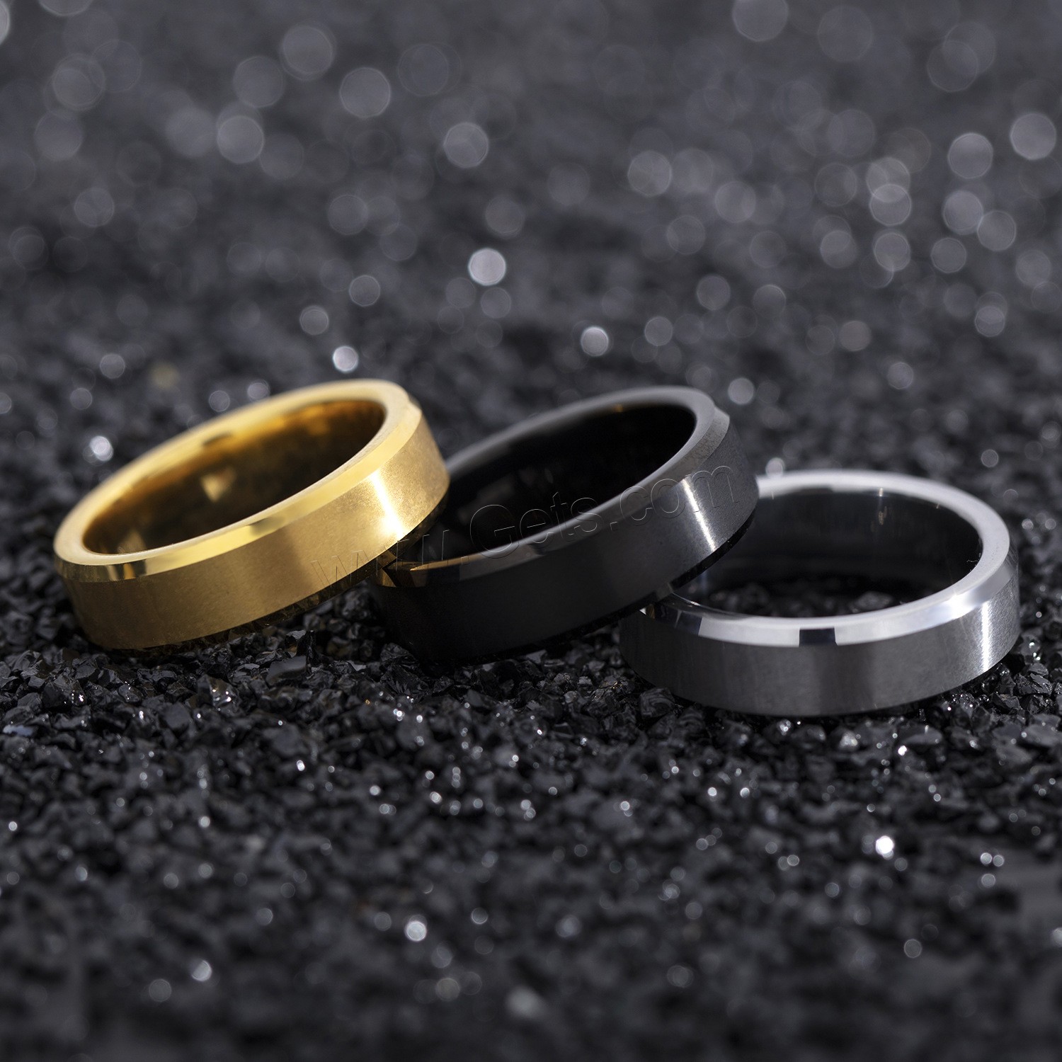 Men Tungsten Steel Ring in Bulk, plated, different size for choice & for man, more colors for choice, 6mm, Sold By PC