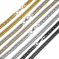 Stainless Steel Chain Necklace, plated, curb chain & for man 8mm Approx 24 Inch 