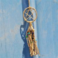 Fashion Dream Catcher, Linen, with Wood & Iron 