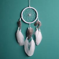 Мода Dreamcatcher, перья, с Хлопковая нить & Вельвет & деревянный & пластик & Железо, Много цветов для выбора продается PC