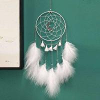 Fashion Dream Catcher, Feather, with Cotton Thread & Iron, with LED light 