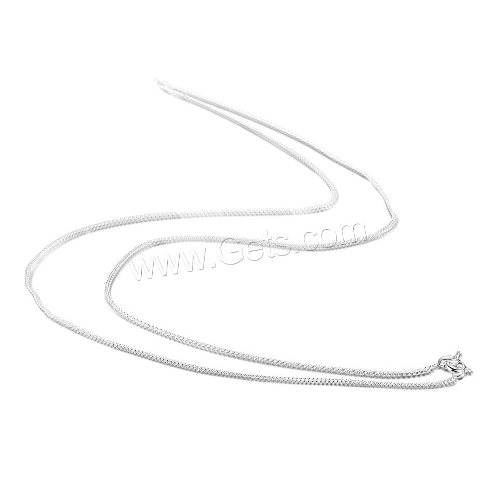 Cadena Singapur de Metal, longitud diferente para la opción & unisexo & giro oval, 1.2mm, Vendido por Sarta