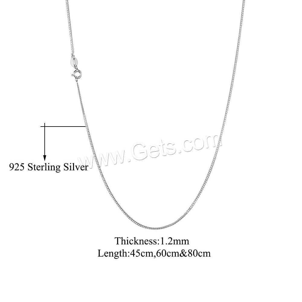 Chaîne bijoux en laiton, longueur différente pour le choix & unisexe & chaîne de torsion ovale, 1.2mm, Vendu par brin