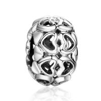 Kein Troll Thailand Echt Silber Europa Perlen, ohne troll, 7x10.9mm, Bohrung:ca. 4.5mm, verkauft von PC