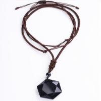 Blue Goldstone Sweater Necklace, with Nylon Cord & natural & Unisex .5-27.5 Inch 