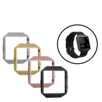 Stainless Steel Watch Crash-proof Frame, Square, plated, for Fitbit alta HR 