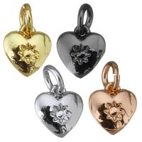 Brass Heart Pendants, plated Approx 3mm 