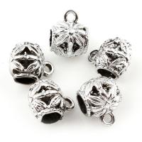 Zinc Alloy Bail Beads, silver color plated, lead & cadmium free Approx 2.5mm,4mm 