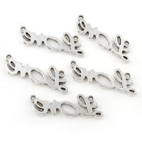 Zinc Alloy Jewelry Pendants, silver color plated, lead & cadmium free Approx 1.5mm 