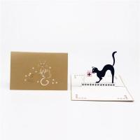 Greeting Card, Paper, handmade, with envelope & 3D effect 