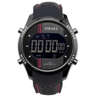 Men Wrist Watch, Silicone, with Glass & Zinc Alloy, plated, for man & waterproof & luminated Approx 8.26 Inch 