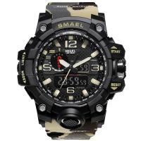 Men Wrist Watch, Silicone, with Glass & Zinc Alloy, plated, for man & waterproof 51mm Approx 8.6 Inch 