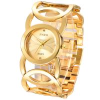 Fashion Watch Bracelet, Stainless Steel, with Glass, plated, for woman Approx 7.6 Inch 