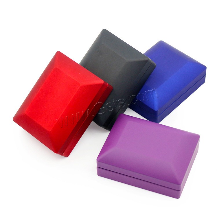 Cajas de Pana para Set de Joyería, Caucho, con Pana, barnizado, diferentes estilos para la opción, más colores para la opción, Vendido por UD