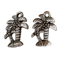 Zinc Alloy Jewelry Pendants, Palm Tree, antique silver color plated Approx 2mm 