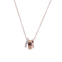 Stainless Steel Jewelry Necklace, with 1.57inch extender chain, plated, oval chain & for woman & with rhinestone 12mm Approx 16.5 Inch 