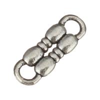 Zinc Alloy Charm Connector, antique silver color plated, 1/1 loop Approx 3mm 