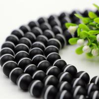 Perles Agates Noires naturelles, agate noire, normes différentes pour le choix Environ 15 pouce, Vendu par brin