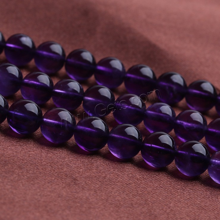 Natürliche Amethyst Perlen, violett, Länge:ca. 15 ZollInch, verkauft von Strang