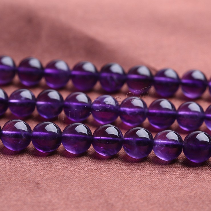Perles améthystes Naturelles, améthyste, violet, Longueur:Environ 15 pouce, Vendu par brin